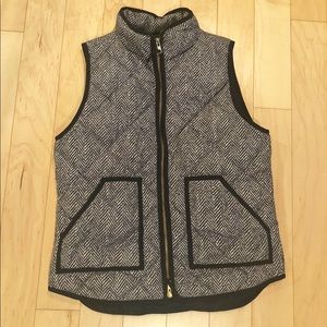 JCrew Herringbone Expedition Vest - Small